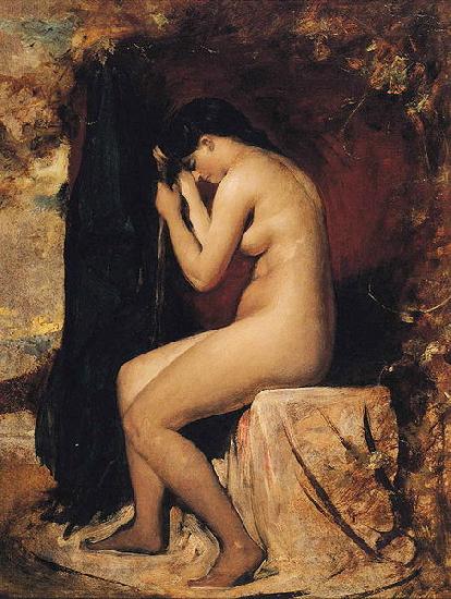William Etty Seated Female Nude Spain oil painting art